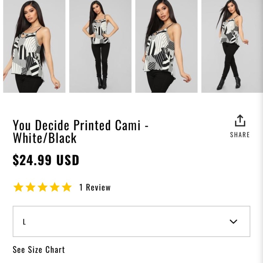Printed Camy